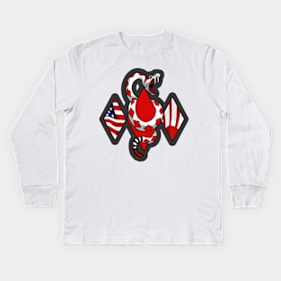 VFA-102 Diamondbacks - Super Hornet Kids Long Sleeve T-Shirt